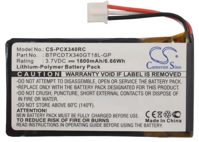 cameron sino 1800mah battery for SPRINT PCDTX340GT TX340GT BTPCDTX340GT18L-GP Hotspot Battery
cameron sino 1800mah battery for SPRINT PCDTX340GT TX340GT BTPCDTX340GT18L-GP Hotspot Battery