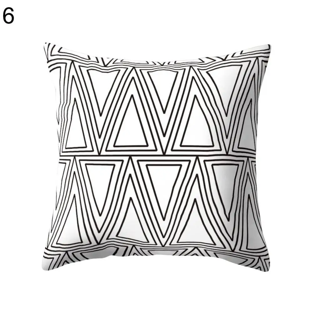 New Style Black and White Geometric Peach Skin Throw Cover Pillow Cushion Square Case Home Livingroom Sofe Car Supplies Decor
New Style Black and White Geometric Peach Skin Throw Cover Pillow Cushion Square Case Home Livingroom Sofe Car Supplies Decor