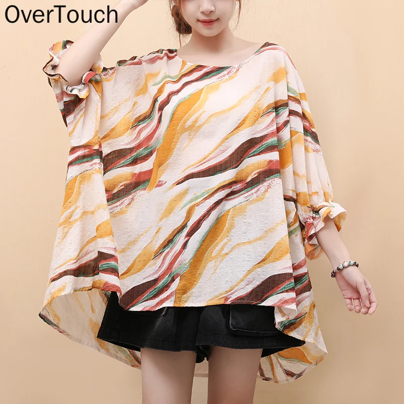 Summer Plus Size T-Shirt Women Clothing Oversize Lady Tops Tunic Loose Casual Printing Cotton tshirt Blouse Striped 2021
Summer Plus Size T-Shirt Women Clothing Oversize Lady Tops Tunic Loose Casual Printing Cotton tshirt Blouse Striped 2021