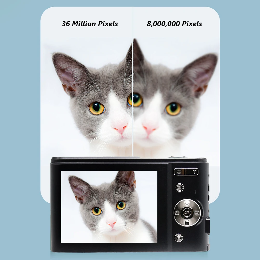 Mini Digital Camera Video 36 Mega Pixels Mini Digital Camera Video Camera 16X Digital Zoom for Adult Seniors Kids
Mini Digital Camera Video 36 Mega Pixels Mini Digital Camera Video Camera 16X Digital Zoom for Adult Seniors Kids
