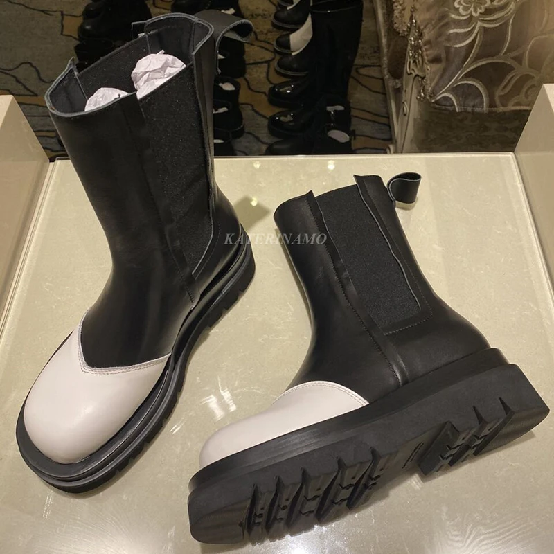 Luxury Brand Chelsea Boots Genuine Leather Platform Women Chunky Heels Slip On 2021 Winter New Designer Ladies Ankle Boots Shoes
Luxury Brand Chelsea Boots Genuine Leather Platform Women Chunky Heels Slip On 2021 Winter New Designer Ladies Ankle Boots Shoes