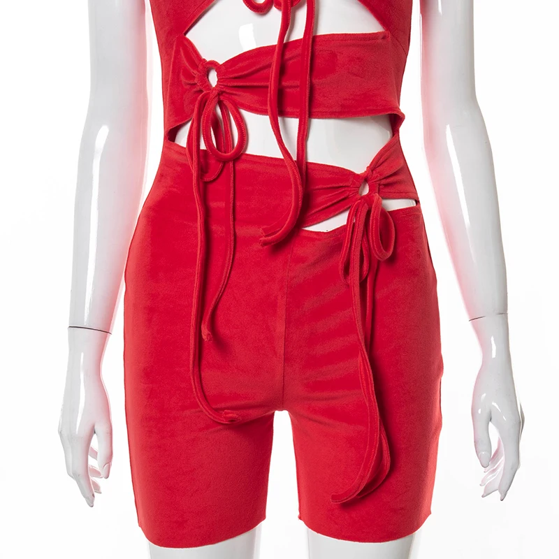 Plugalong Cut Out Off Shoulder Rompers Womens Jumpsuit Shorts Summer Sexy Tie Up Skinny Overalls Casual Playsuits Beach Clubwear
Plugalong Cut Out Off Shoulder Rompers Womens Jumpsuit Shorts Summer Sexy Tie Up Skinny Overalls Casual Playsuits Beach Clubwear