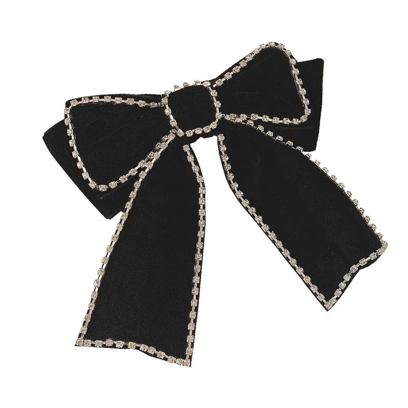 Bow Hairpin Women's Vintage Velvet Head Clip Back Head Clip Hairware Online Influencer Refined Korean Hair Accessories
Bow Hairpin Women's Vintage Velvet Head Clip Back Head Clip Hairware Online Influencer Refined Korean Hair Accessories