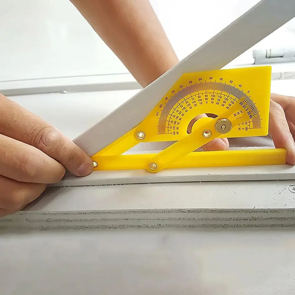 Precise Protractor And Angle Finder 0 To 165 Woodworking Measuring Tools For Measure Inner / Outer Angle Plastic Protractor
Precise Protractor And Angle Finder 0 To 165 Woodworking Measuring Tools For Measure Inner / Outer Angle Plastic Protractor