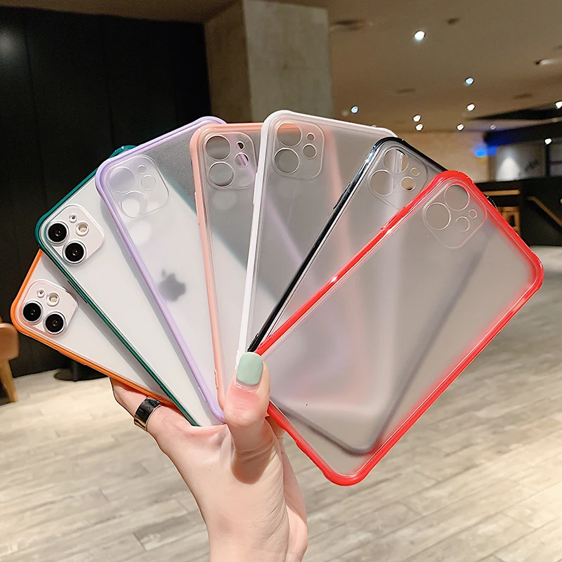10Pcs Shockproof Matte Translucent Phone Case For iPhone 12 Mini 11 Pro X XR XS Max 7 8 6S Plus SE2 Camera Protection Back Cover
10Pcs Shockproof Matte Translucent Phone Case For iPhone 12 Mini 11 Pro X XR XS Max 7 8 6S Plus SE2 Camera Protection Back Cover