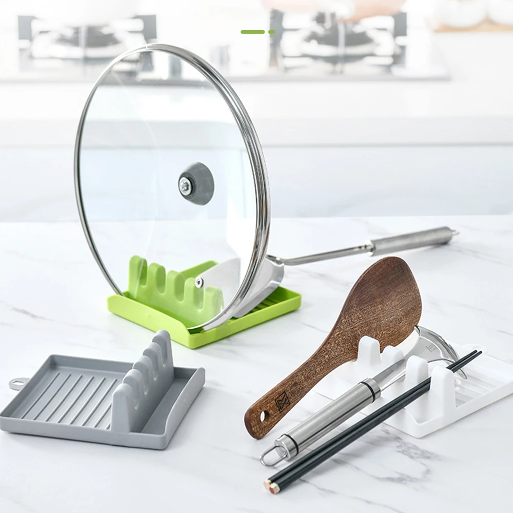 Plastic Spoon Rest Kitchen Organizer For Fork Spatula Rack Spoon Holder Stand T ableware Storage Rack for Spoon Pot Lid Holder
Plastic Spoon Rest Kitchen Organizer For Fork Spatula Rack Spoon Holder Stand T ableware Storage Rack for Spoon Pot Lid Holder
