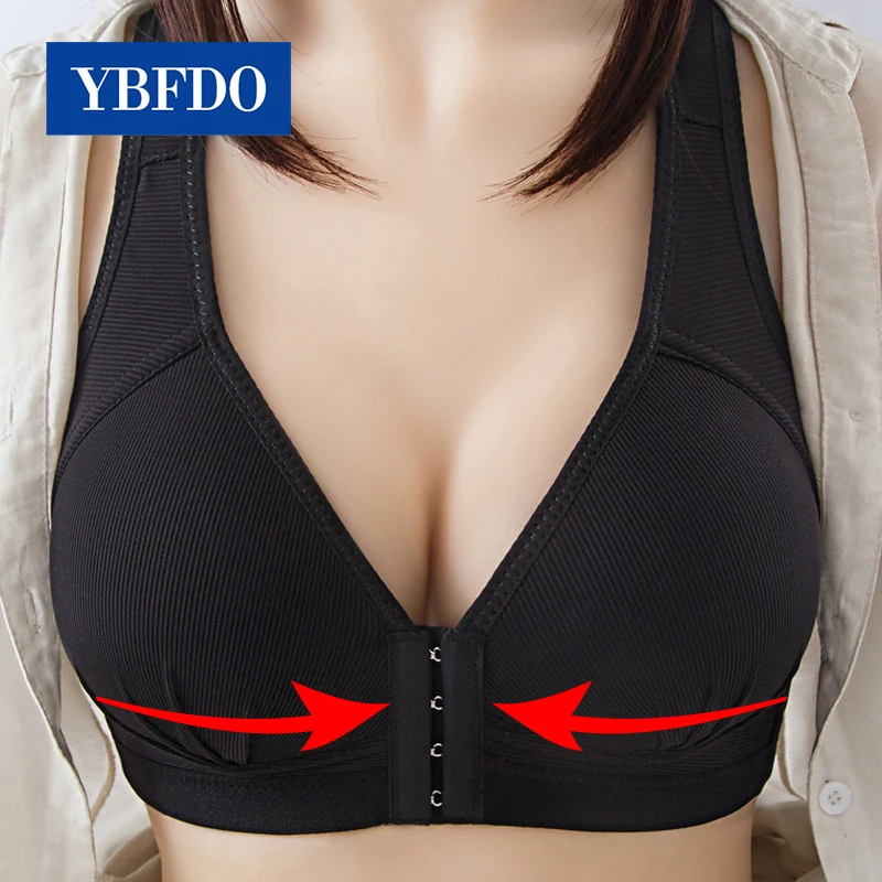 YBFDO Women Front button style Comfortable Gather Breathable Thin Gym Bra Underwear without steel ring Sports Workout Top
YBFDO Women Front button style Comfortable Gather Breathable Thin Gym Bra Underwear without steel ring Sports Workout Top