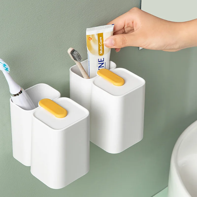 Bathroom Toothpaste Toothbrush Storage Shelves Magnetic Suction Upside Down Mouthwash Cup Holder Bathroom Accessories
Bathroom Toothpaste Toothbrush Storage Shelves Magnetic Suction Upside Down Mouthwash Cup Holder Bathroom Accessories
