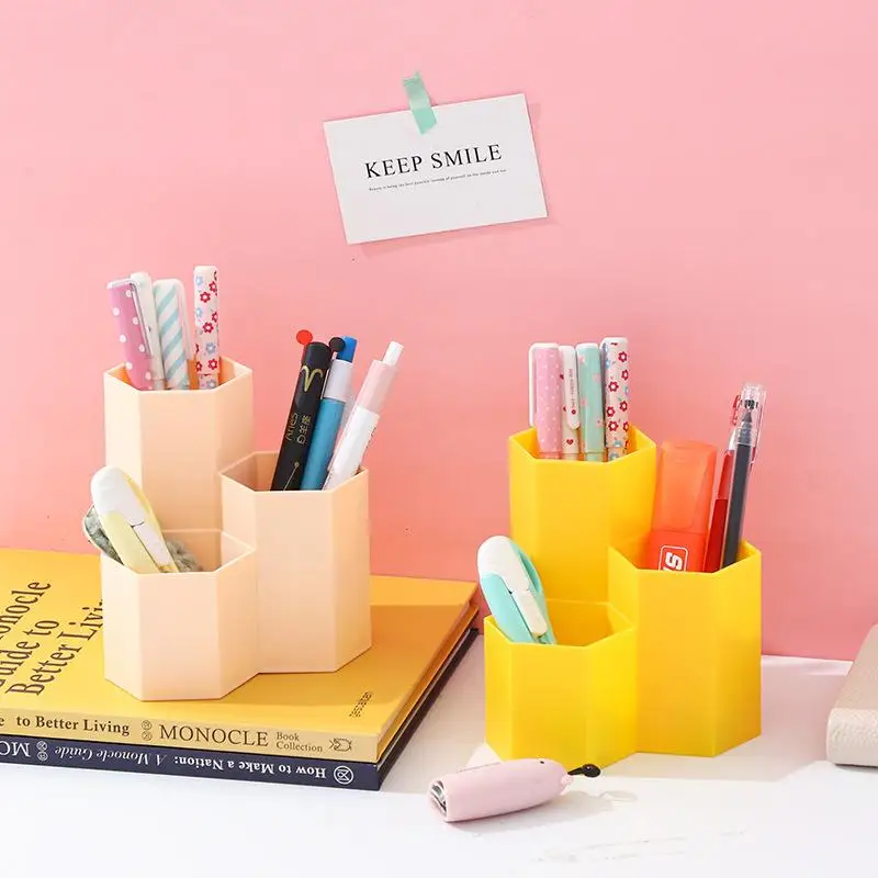 3 Lattices Desktop Organizer Pen Holder Cosmetic Make-up Brush Storage Box Pencil Stationery Container Bathroom Office Supplies
3 Lattices Desktop Organizer Pen Holder Cosmetic Make-up Brush Storage Box Pencil Stationery Container Bathroom Office Supplies