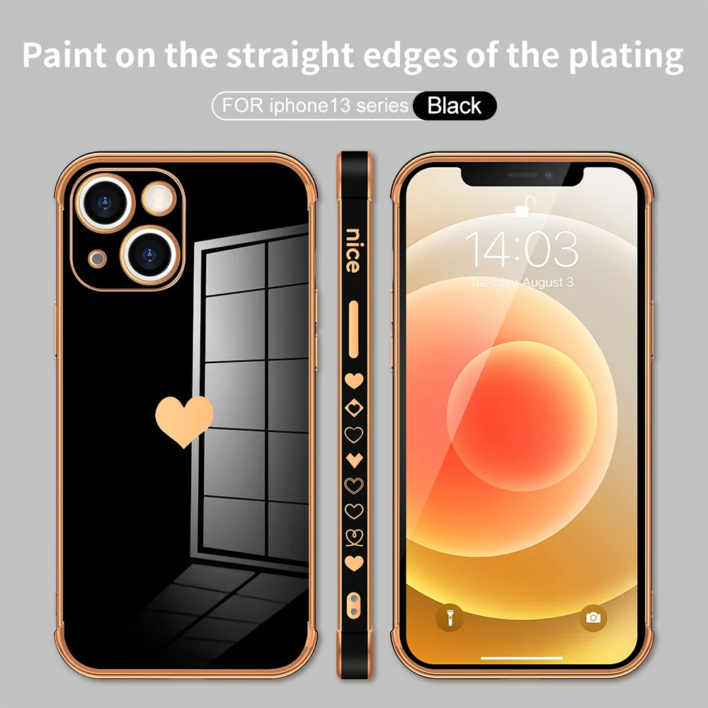 Funda For iPhone 13 Pro Max Luxury Phone Case For iPhone 11 12 Pro Max Mini Square Frame Silicone Plating Case For iPhone13 Pro
Funda For iPhone 13 Pro Max Luxury Phone Case For iPhone 11 12 Pro Max Mini Square Frame Silicone Plating Case For iPhone13 Pro
