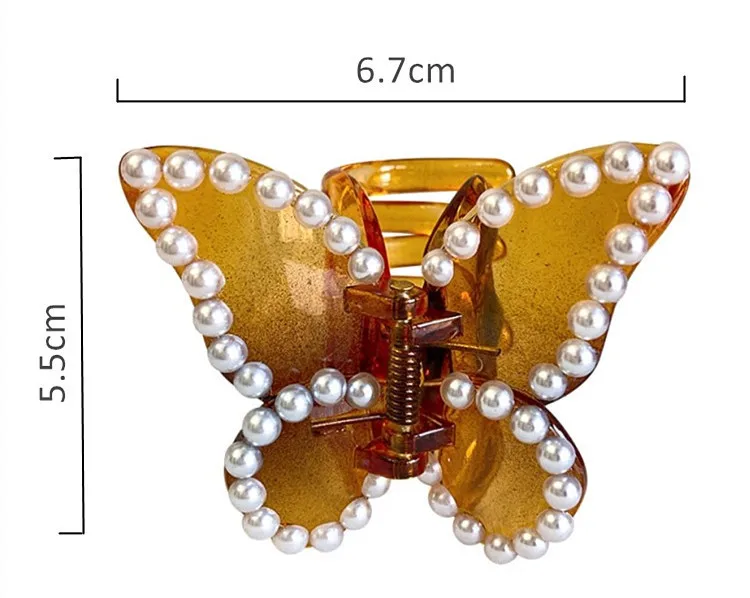 INS Hot French Retro Pearl Butterfly Hair Clip for Women Girls Back Head Hairpin Acrylic Hair Claw Hair Accessories Hair Clips
INS Hot French Retro Pearl Butterfly Hair Clip for Women Girls Back Head Hairpin Acrylic Hair Claw Hair Accessories Hair Clips