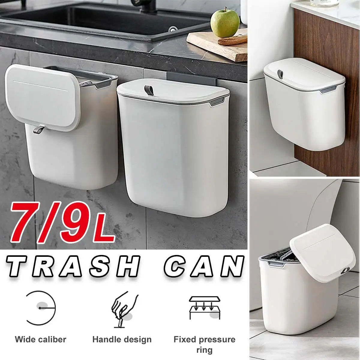 Wall Mounted Hanging Trash Bin For Kitchens Cabinet Door With Lid Kitchen Trashs Bin Garbage Cans Counter Bins Trash Can Kitchen
Wall Mounted Hanging Trash Bin For Kitchens Cabinet Door With Lid Kitchen Trashs Bin Garbage Cans Counter Bins Trash Can Kitchen