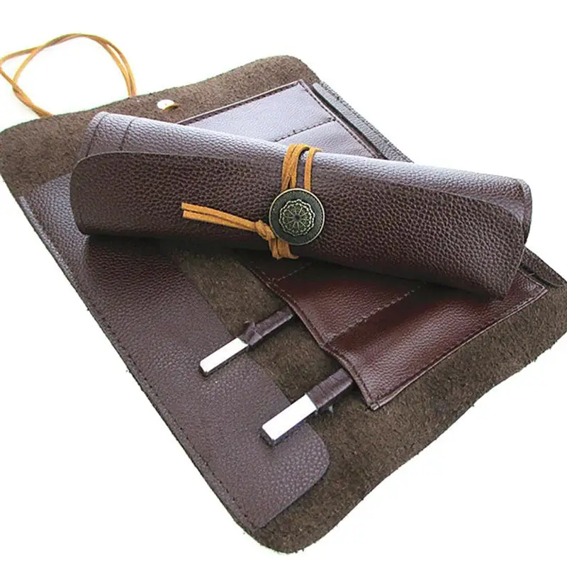 Knives Roll Up Bag Carving Pocket Knives Leather Bag Storage Organizer Leather Seal Engraving Roll-up Knife Cover Tool Bags
Knives Roll Up Bag Carving Pocket Knives Leather Bag Storage Organizer Leather Seal Engraving Roll-up Knife Cover Tool Bags