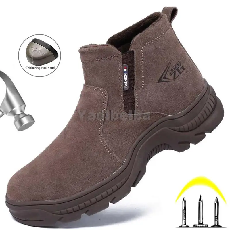 Safety Boots for Men Steel Toe Work Shoes Winter Autumn Safety Shoes Men Work Sneakers Anti-smash Security Work Boots Footwear
Safety Boots for Men Steel Toe Work Shoes Winter Autumn Safety Shoes Men Work Sneakers Anti-smash Security Work Boots Footwear