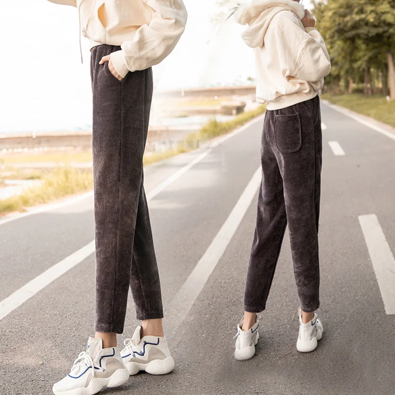 Yailsay Women Casual Pants Retro Vintage Corduroy Spring High Waist Loose Slim Solid Casual All-match Straight-Leg Pants
Yailsay Women Casual Pants Retro Vintage Corduroy Spring High Waist Loose Slim Solid Casual All-match Straight-Leg Pants