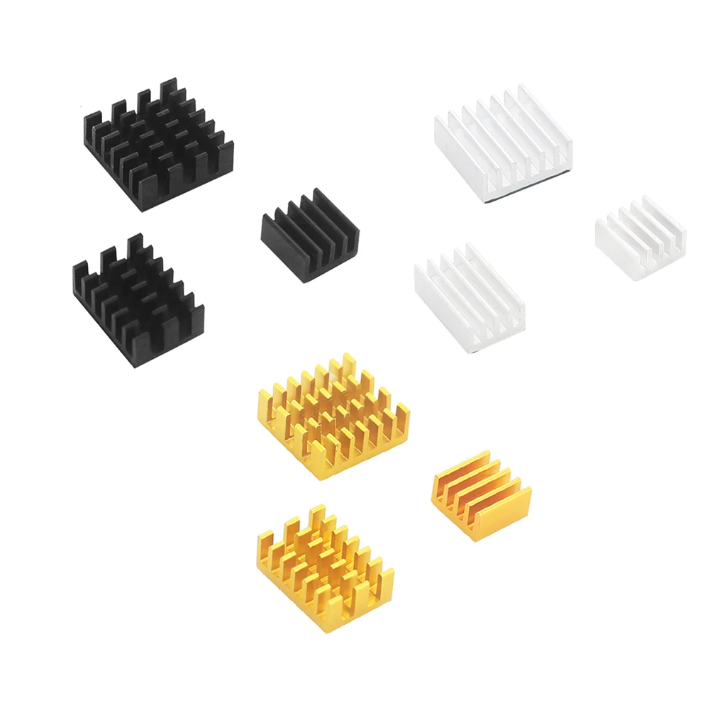 3pcs Set Aluminum Heatsink for Raspberry Pi 4B Cooler Heat Sink Copper Cooling Pad Heatsink Radiator
3pcs Set Aluminum Heatsink for Raspberry Pi 4B Cooler Heat Sink Copper Cooling Pad Heatsink Radiator