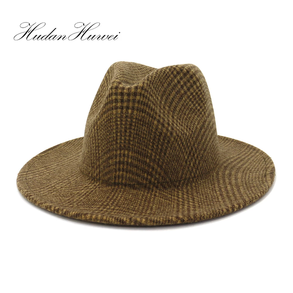 Classical British Style Autumn Winter Flat Wide Brimmed Jazz Panama Wool Fedora Hat Fall Hats for Women 2020 Wholesale
Classical British Style Autumn Winter Flat Wide Brimmed Jazz Panama Wool Fedora Hat Fall Hats for Women 2020 Wholesale