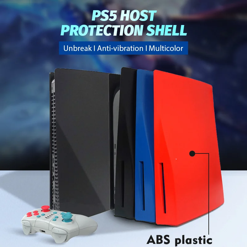 Защитный чехол для PS5, сменный пылезащитный съемный чехол с защитой от царапин для консоли Playstation5, аксессуары
Защитный чехол для PS5, сменный пылезащитный съемный чехол с защитой от царапин для консоли Playstation5, аксессуары