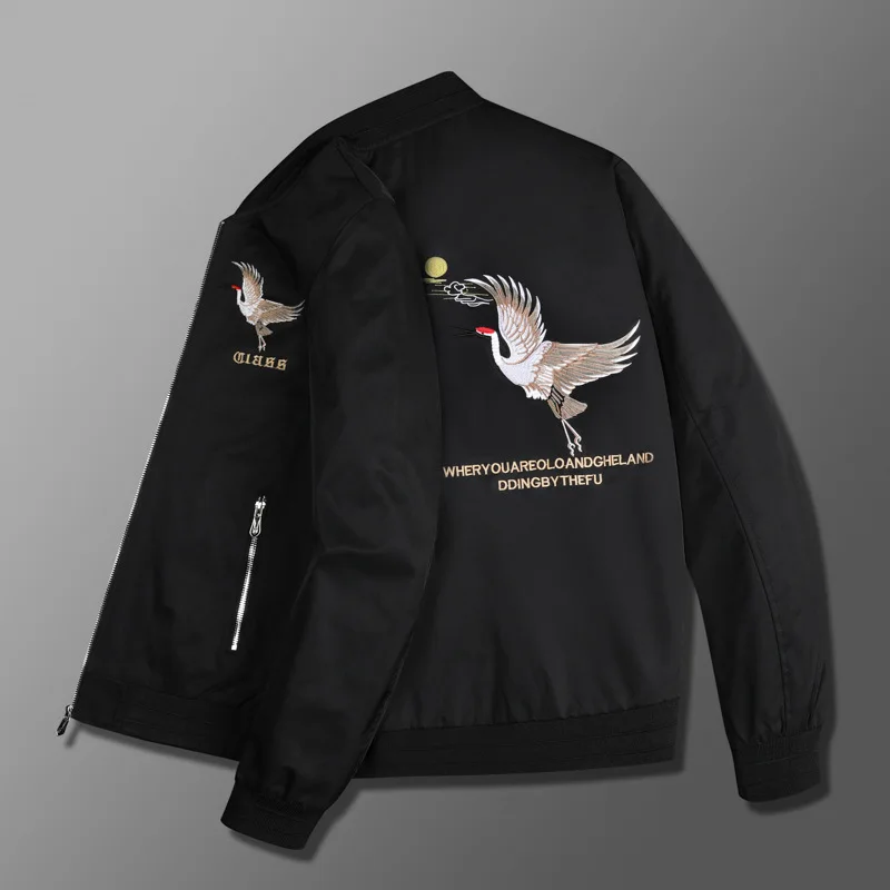 Embroidered jacket men's 2021 new jacket men's trend autumn pilot baseball uniform national trend Chinese style
Embroidered jacket men's 2021 new jacket men's trend autumn pilot baseball uniform national trend Chinese style