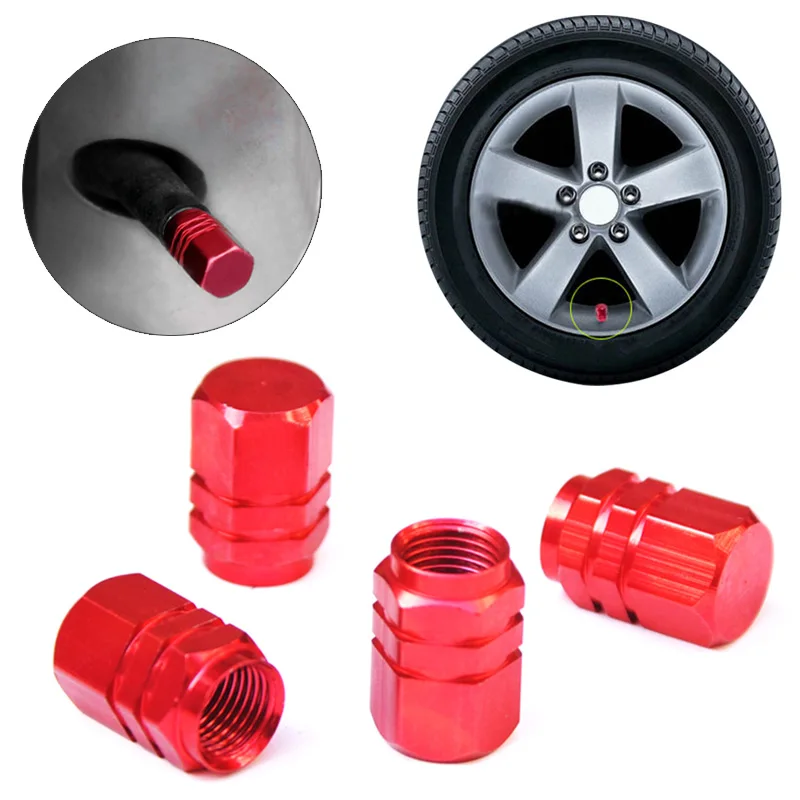 4pcs/ Set Aluminum Car Wheel Tires Valves Caps Theftproof Tyre Stem Air Airtight Covers Car Styling
4pcs/ Set Aluminum Car Wheel Tires Valves Caps Theftproof Tyre Stem Air Airtight Covers Car Styling