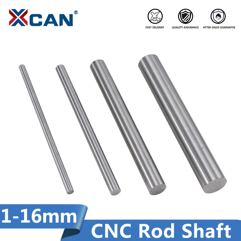 XCAN Stainless Steel Rod 1-16mm CNC Lathe Rod Shaft 100mm Long Linear Shaft Metric Round Rod 3D Printer Chromed Round Shaft
XCAN Stainless Steel Rod 1-16mm CNC Lathe Rod Shaft 100mm Long Linear Shaft Metric Round Rod 3D Printer Chromed Round Shaft