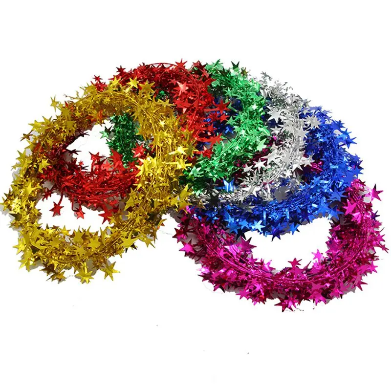 50pcs Christmas 7.5m Color bar tree decorations five pointed star iron wool wire color ribbon jacquard multicolor color for home
50pcs Christmas 7.5m Color bar tree decorations five pointed star iron wool wire color ribbon jacquard multicolor color for home