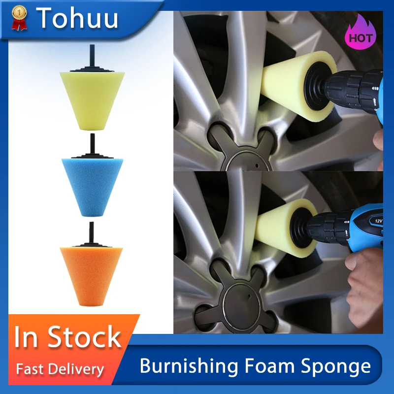 Burnishing Foam Sponge Polishing Pad Car Polisher Tyres Wheel Wheel Hub Tool Polishing Machine Cone-shape Wheel Hubs Disk
Burnishing Foam Sponge Polishing Pad Car Polisher Tyres Wheel Wheel Hub Tool Polishing Machine Cone-shape Wheel Hubs Disk