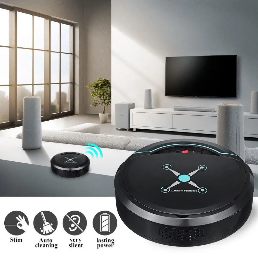 Automatic Self Navigated Rechargeable Smart Robot Vacuum Floor Cleaner Auto Sweeper Edge Clean Large Sauction Cleaning Tools
Automatic Self Navigated Rechargeable Smart Robot Vacuum Floor Cleaner Auto Sweeper Edge Clean Large Sauction Cleaning Tools