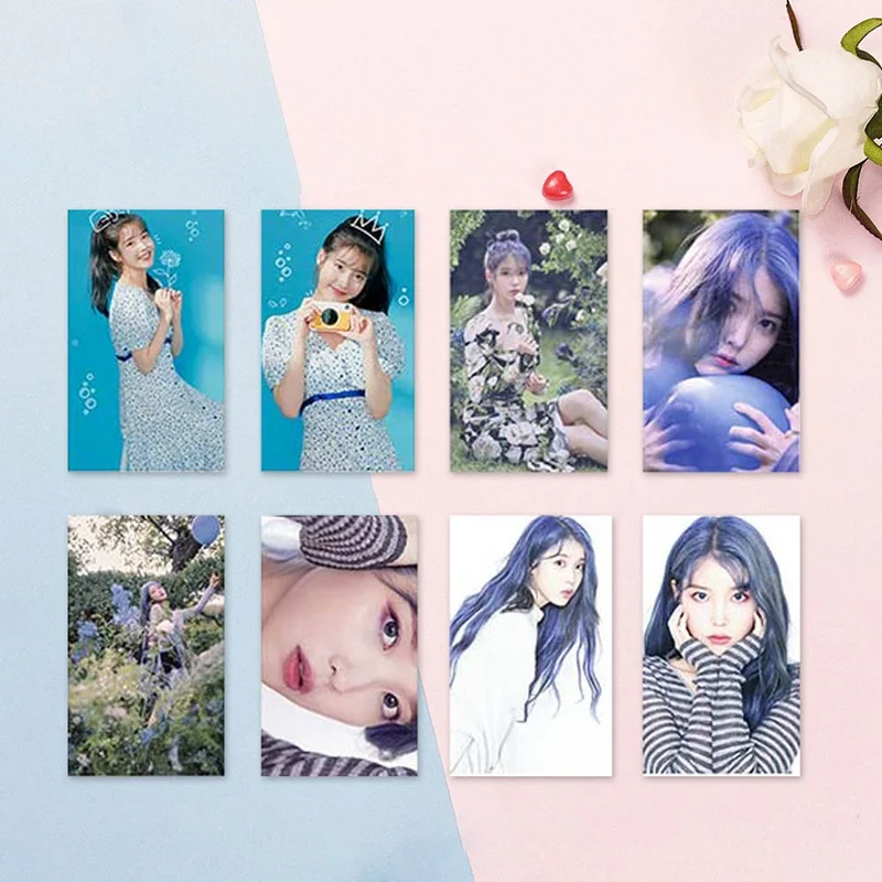 

30 PCS/Set KPOP IU Lomo Card Postcard Lee Ji Eun New Album DIY Self Made Paper Photo Poster Photocard For Fans Gift Collection