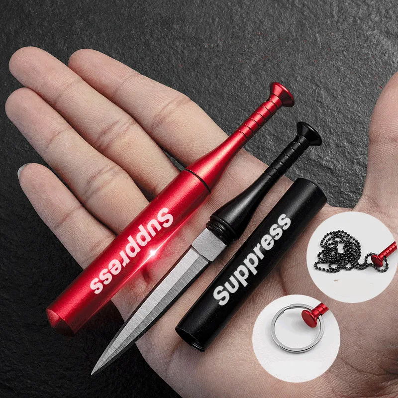 Mini Baseball CSGO Fixed Blade Knife Aluminum Handle Tactical Camping Hunting Survival Pocket Keychain EDC Tools Self Defense
Mini Baseball CSGO Fixed Blade Knife Aluminum Handle Tactical Camping Hunting Survival Pocket Keychain EDC Tools Self Defense