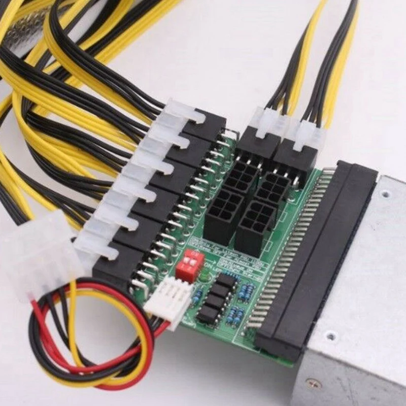 Server Power Conversion Board 12 Ports Breakout Board Plus 24Pcs 6Pin 50cm Image Cables with Toggle Switch
Server Power Conversion Board 12 Ports Breakout Board Plus 24Pcs 6Pin 50cm Image Cables with Toggle Switch