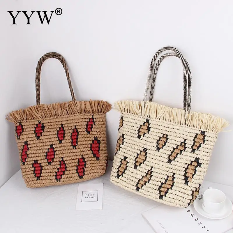 Straw Bag Shoulders Fringe Bohemian Beach Bags Women Large Handbags Weaving Ladies Straw Bag Tote Summer Beach in Handbags New
Straw Bag Shoulders Fringe Bohemian Beach Bags Women Large Handbags Weaving Ladies Straw Bag Tote Summer Beach in Handbags New