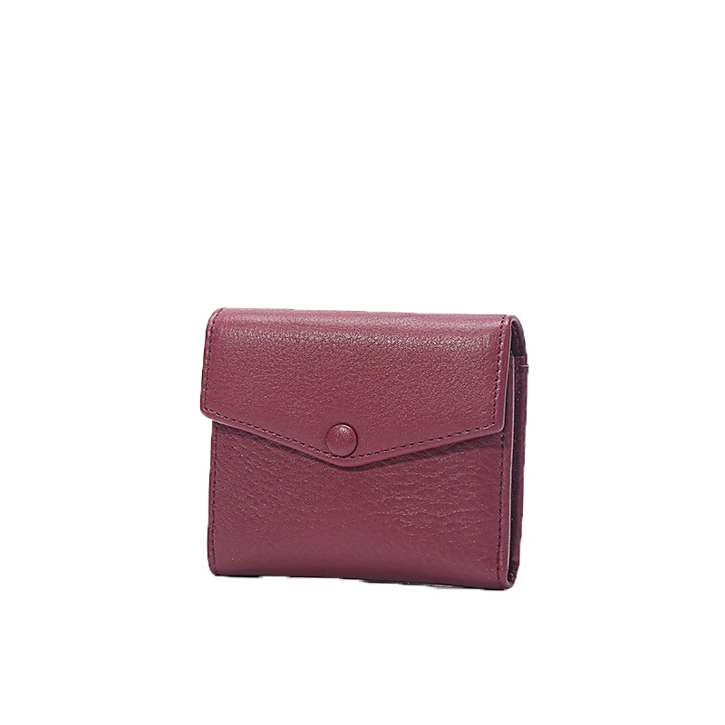 Women's wallet genuine leather first layer cowhide ultra-thin folding small coin purse fashionable atmosphere simple card holder
Women's wallet genuine leather first layer cowhide ultra-thin folding small coin purse fashionable atmosphere simple card holder
