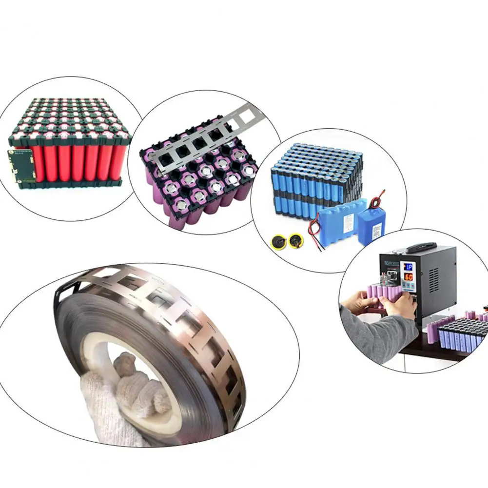 5m Nickel Strip Corrosion-resistant Low Loss Anti-rust Stable Multi-purpose Nickel Soldering Tabs for Battery Pack
5m Nickel Strip Corrosion-resistant Low Loss Anti-rust Stable Multi-purpose Nickel Soldering Tabs for Battery Pack