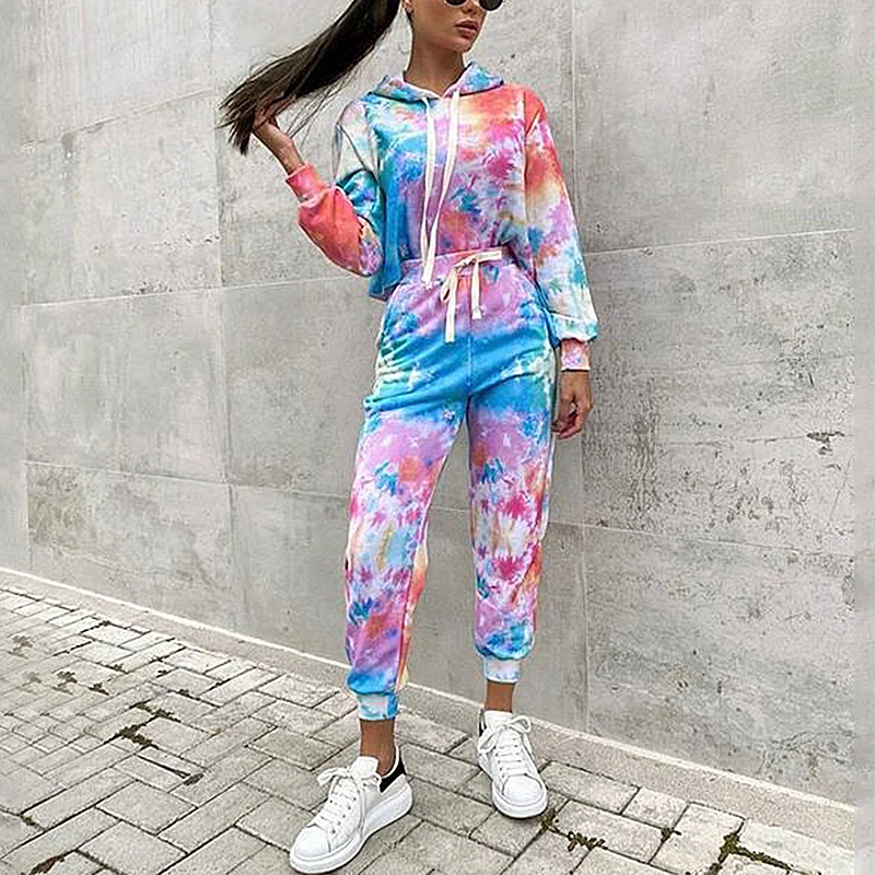 Women Casual Streetwear Blue Tie Dye Fashion Hooded Tuck Waist and Feet Ankle-Length Pants 2020 Winter Elegant Home Clothes
Women Casual Streetwear Blue Tie Dye Fashion Hooded Tuck Waist and Feet Ankle-Length Pants 2020 Winter Elegant Home Clothes