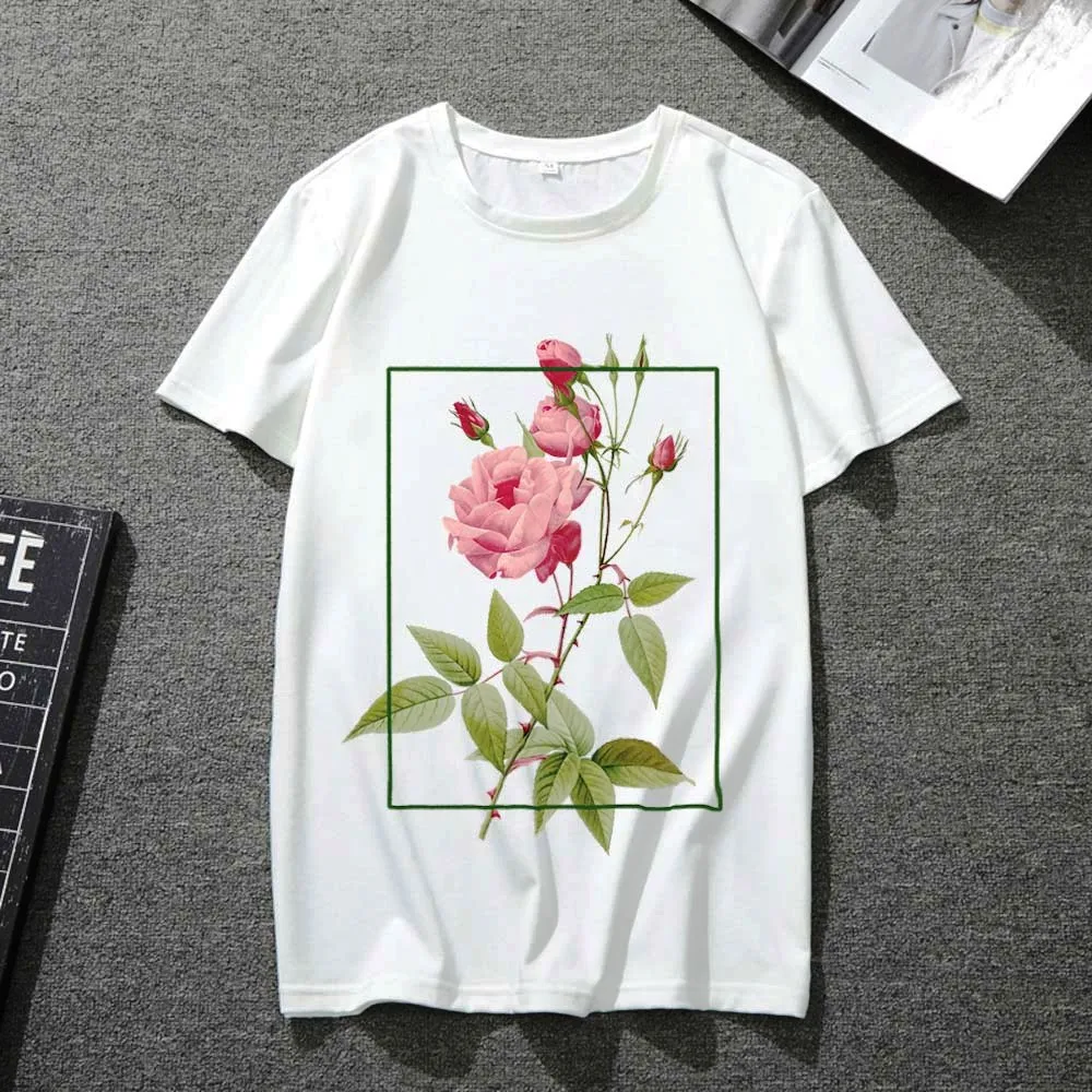 T-shirt Men and Women Round Neck General Personality Flower Pattern Printing Plus Size Shirt Street All-match Breathable Top
T-shirt Men and Women Round Neck General Personality Flower Pattern Printing Plus Size Shirt Street All-match Breathable Top
