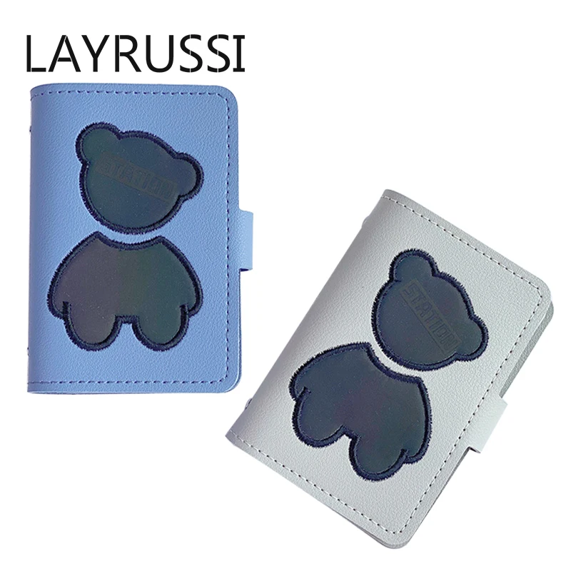 LAYRUSSI Cute Cartoon Bear Card Holder Women multi-card Slot Organizer Case ID Card Holder Credit Cardholder Bag Girl Coin Puse
LAYRUSSI Cute Cartoon Bear Card Holder Women multi-card Slot Organizer Case ID Card Holder Credit Cardholder Bag Girl Coin Puse