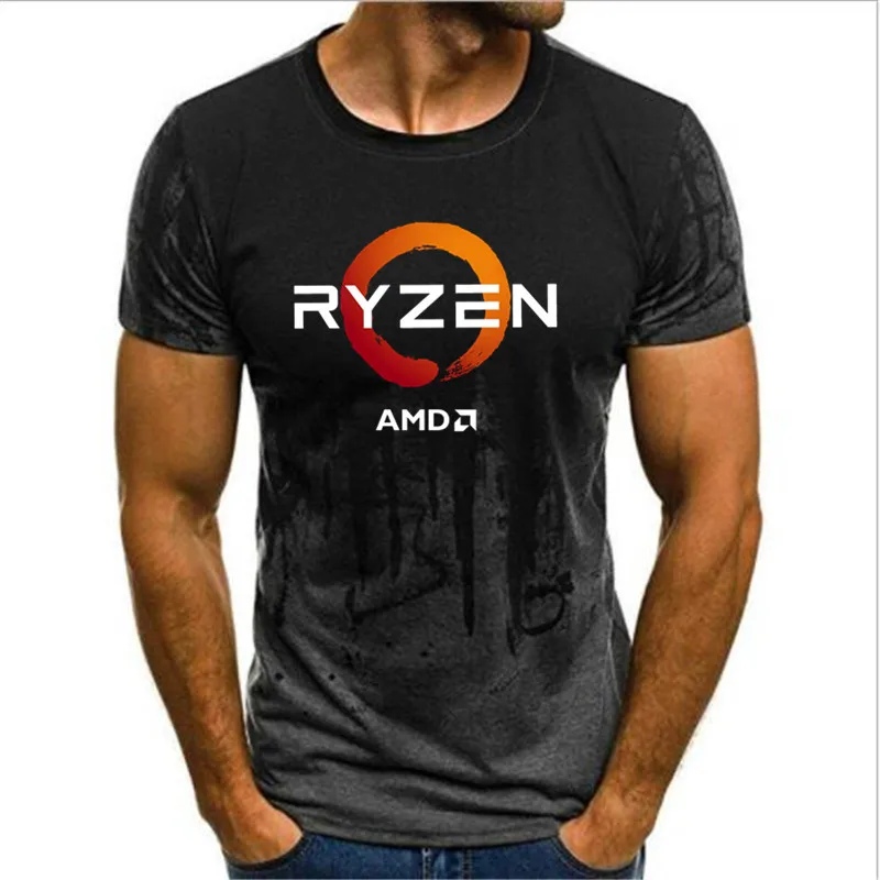 2019 шт. CP ЦП uпроцессор AMD RYZEN футболка гейк программатор тройники игровые футболки
