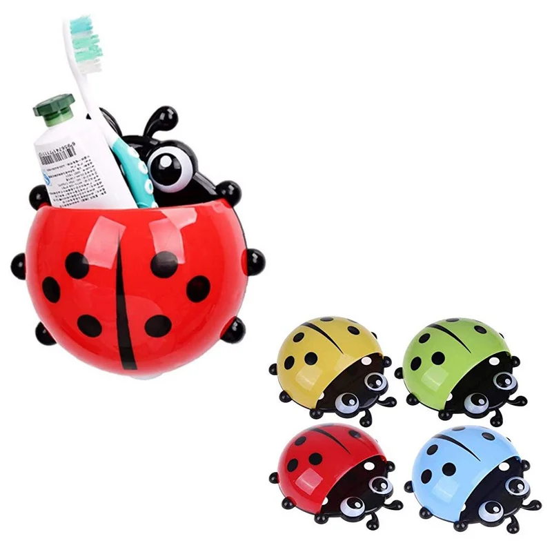 Ladybug Animal Insect Toothbrush Holder Bathroom Cartoon Toothbrush Toothpaste Wall Suction Holder Rack Container Organizer
Ladybug Animal Insect Toothbrush Holder Bathroom Cartoon Toothbrush Toothpaste Wall Suction Holder Rack Container Organizer