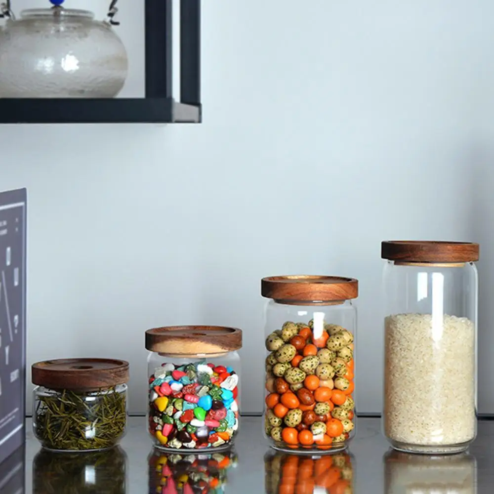 40% Hot Sales!!! Glass Airtight Bottle with Wood Lid Tea Coffee Beans Grains Food Jar Container
40% Hot Sales!!! Glass Airtight Bottle with Wood Lid Tea Coffee Beans Grains Food Jar Container