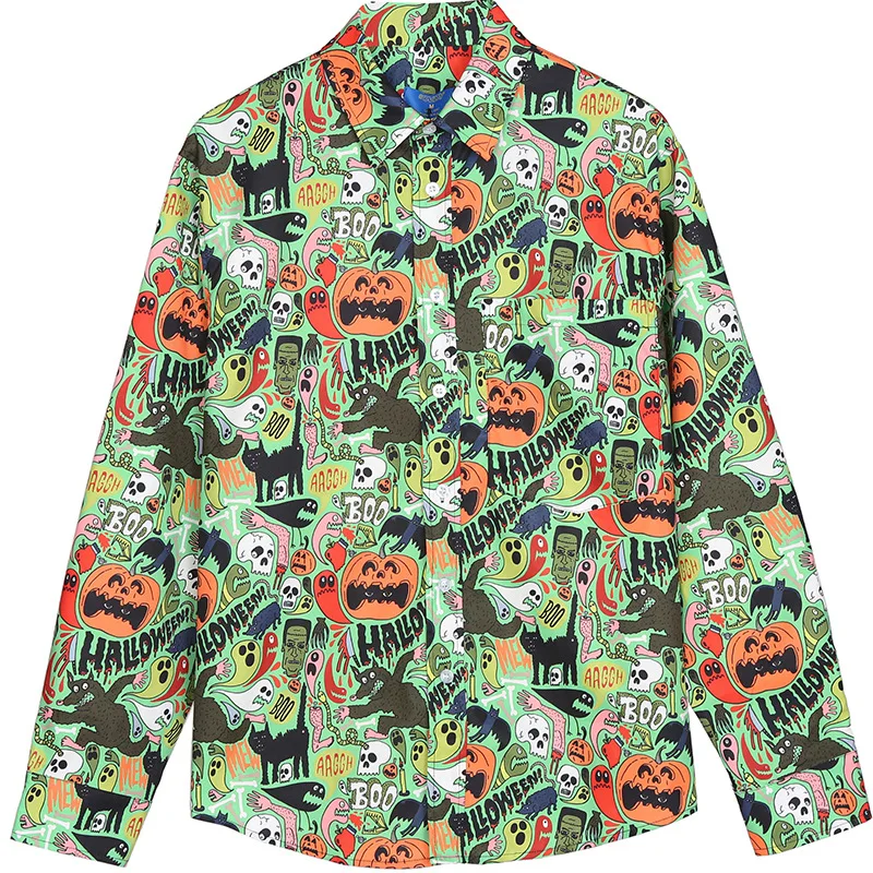 Men/Women Fall Winter Spring NEW Loose Long Sleeve Halloween Graffiti Hip Hop BF Style Ins Hot Casual Shirt
Men/Women Fall Winter Spring NEW Loose Long Sleeve Halloween Graffiti Hip Hop BF Style Ins Hot Casual Shirt