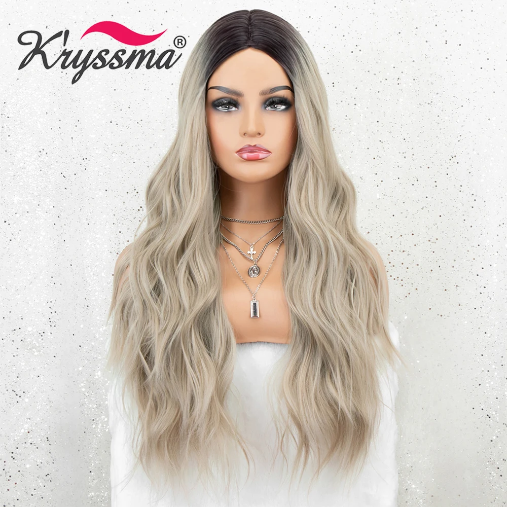 Парик для женщин Kryssma с волнистыми волосами, синтетический, средней части, для повседневного использования
Парик для женщин Kryssma с волнистыми волосами, синтетический, средней части, для повседневного использования