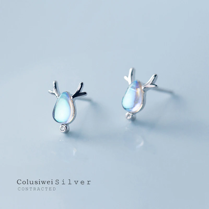 Colusiwei 925 Sterling Silver Little Milu Deer Stud Earrings for Women Blue Crystal Animal Fashion Jewelry Pendientes 2020 New
Colusiwei 925 Sterling Silver Little Milu Deer Stud Earrings for Women Blue Crystal Animal Fashion Jewelry Pendientes 2020 New