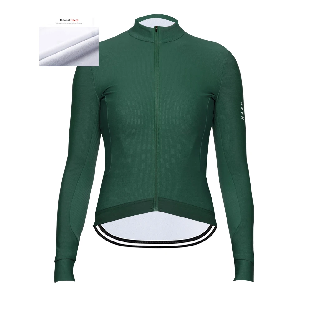 MAAP 2021 Winter Women's Cycling Jersey Long Sleeve Thermal Fleece Clothing MTB Maillot Ropa Ciclismo Hombre Bike Clothes
MAAP 2021 Winter Women's Cycling Jersey Long Sleeve Thermal Fleece Clothing MTB Maillot Ropa Ciclismo Hombre Bike Clothes