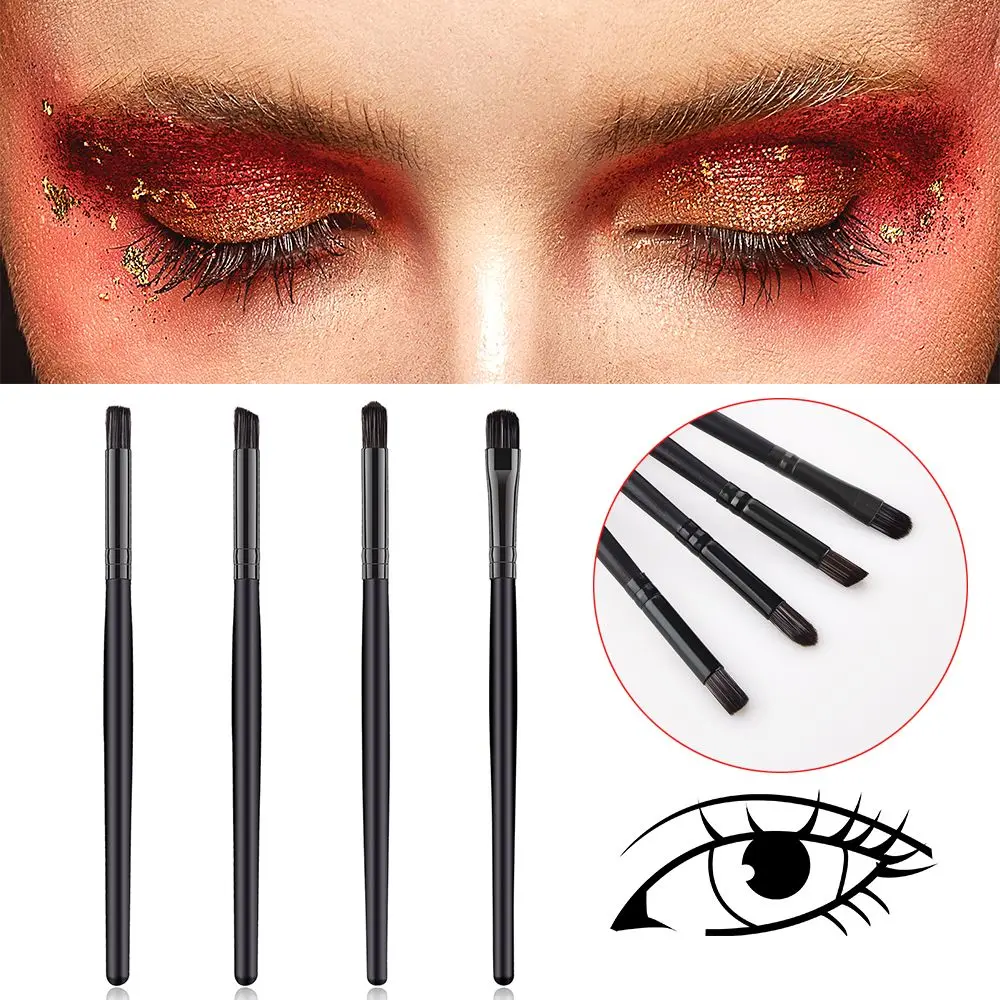 4 PCS Eyeshadow Brush Professional Makeup Tool Wooden Pole Eyeliner Eyeshadow Eye Brow Women Cosmetic
4 PCS Eyeshadow Brush Professional Makeup Tool Wooden Pole Eyeliner Eyeshadow Eye Brow Women Cosmetic