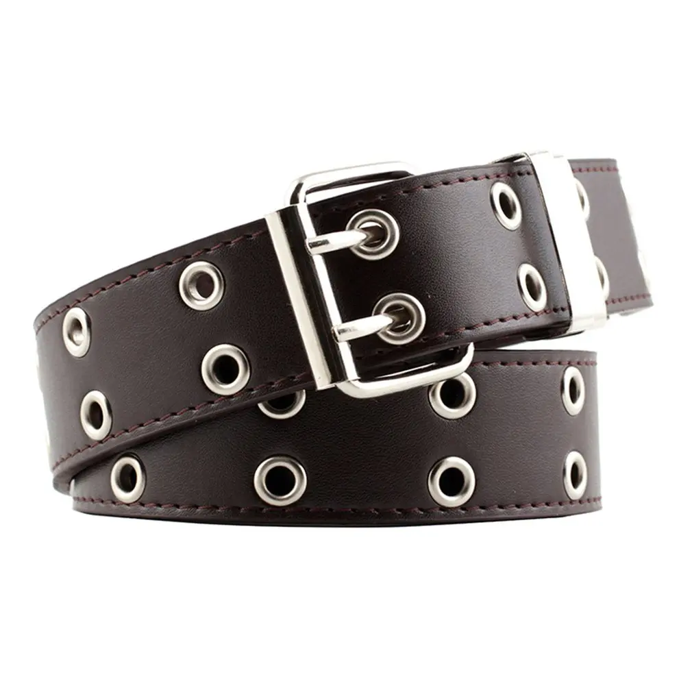 Women Punk Chain Leather Belt Adjustable Double/Single Row Hole Pin Buckle Waist Belts Jeans Decorative Belt
Women Punk Chain Leather Belt Adjustable Double/Single Row Hole Pin Buckle Waist Belts Jeans Decorative Belt