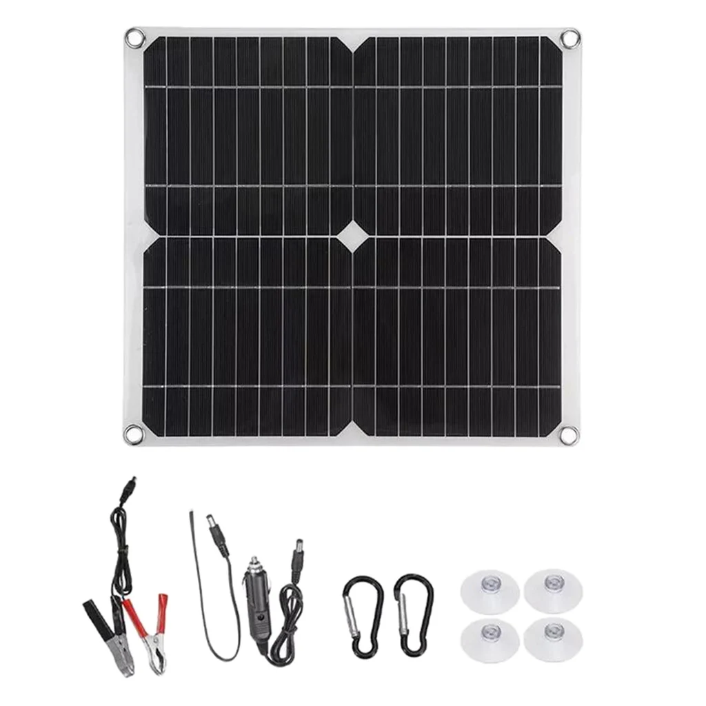 100W Monocrystalline Solar Starter Kit Battery Charge Controller for Home RV Boats Off Grid Applications 
100W Monocrystalline Solar Starter Kit Battery Charge Controller for Home RV Boats Off Grid Applications
