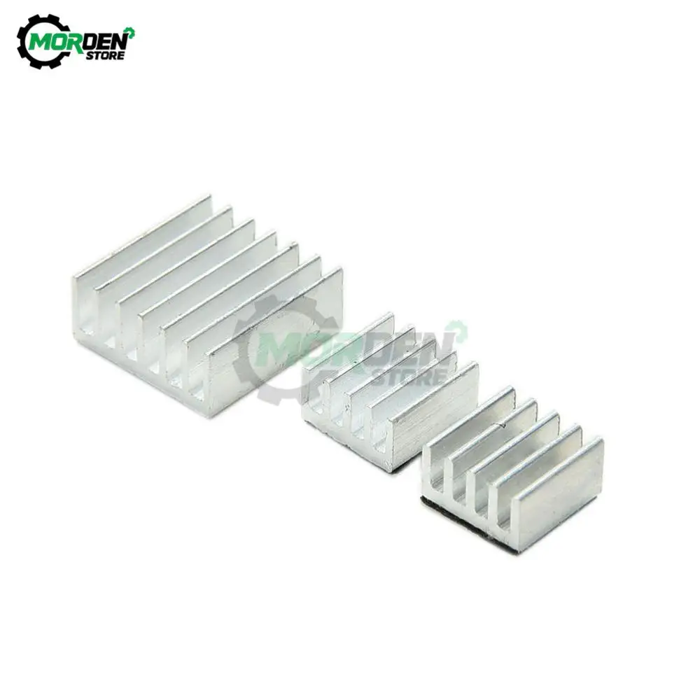 5 Sets 8x8x4mm 14x14x6mm Aluminum Heatsink Heat Sink Cooler Radiator Cooling Solid Relay for Raspberry Pi A B B+
5 Sets 8x8x4mm 14x14x6mm Aluminum Heatsink Heat Sink Cooler Radiator Cooling Solid Relay for Raspberry Pi A B B+