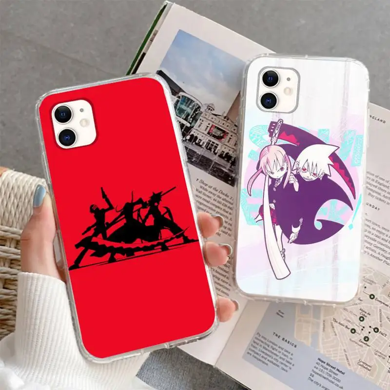 Maka and Soul Soul Eater Phone Case For iPhone 6 7 8 11 12 13 Plus XS Max XR Pro Mini SE Soft Transparent Cover Fundas Coque
Maka and Soul Soul Eater Phone Case For iPhone 6 7 8 11 12 13 Plus XS Max XR Pro Mini SE Soft Transparent Cover Fundas Coque
