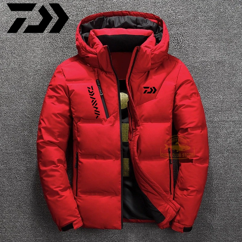 Daiwa White Duck Down Fishing Jacket Warm Hooded Thick Puffer Jacket Coat Keep Warm Thermal Winter Daiwa Fishing Clothes
Daiwa White Duck Down Fishing Jacket Warm Hooded Thick Puffer Jacket Coat Keep Warm Thermal Winter Daiwa Fishing Clothes
